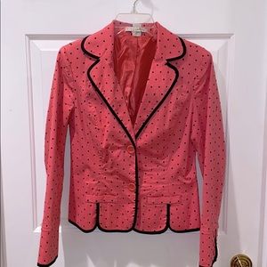 Peter Martino Pink and Black Corduroy jacket